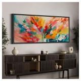 Colorful Burst Bright Abstract Living Room Decor E