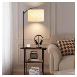 $64 Kaylob 59.84" Tray Table Floor Lamp, End Table