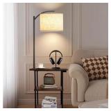 $64 Kaylob 59.84" Tray Table Floor Lamp, End Table