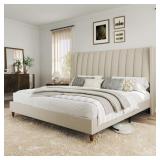 $238 Beauviore Upholstered Platform Bed