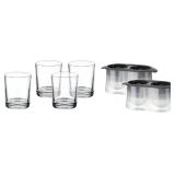 $49 Godinger Whiskey Barware Set - 4 Old Fashion T