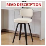 Logreira Swivel Upholstered Counter & Bar Height S