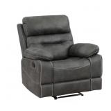 $342 Rudger Gray Fabric Manual Recliner