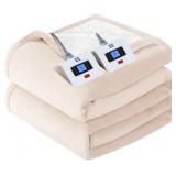$130 SEALY ELECTRIC BLANKET KING SIZE, FLANNEL & S