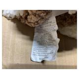 KING SIZE WHITE AND BROWN COMFORTER