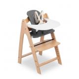 $180 HAUCK ARKETA HIGH CHAIR AND CUSHION - BEECH