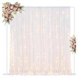 FOMCET 10FT X 10FT BACKDROP STAND HEAVY DUTY WITH