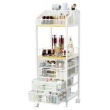 HAPIRM MAKEUP ORGANIZER STORAGE CART - FLOOR SKINC