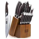 $209 HOSHANHO 16-PIECE KNIFE SET, JAPANESE HIGH CA
