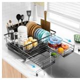 DISH DRYING RACK - EXPANDABLE RACK, LARGE CAPACITY