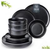 AMORARC CERAMIC DINNERWARE SETS, WAVY RIM STONEWAR