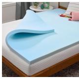 LINENSPA MEMORY FOAM MATTRESS TOPPER, KING SIZE -