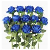 ARTIFICIAL ROSES, 19.9 INCH SILK LONG STEM FAKE FL