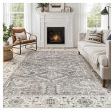 AREA RUGS 6X9 FOR LIVING ROOM - WASHABLE SOFT LARG