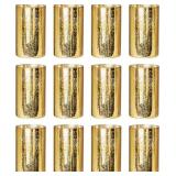 GOLD CYLINDER VASES FOR CENTERPIECES, MODERN GLASS
