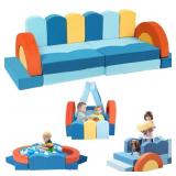 $190 22PCS MODULAR KIDS PLAY COUCH FOR TODDLER - K