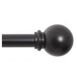 WAYFAIR BASICS BALL END SINGLE CURTAIN ROD, 28-48'