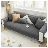 CORDUROY BOX CUSHION SOFA SLIPCOVER EXCLUDING THE