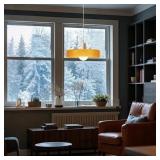 MID CENTURY MODERN LARGE PENDANT LIGHT VINTAGE GLA