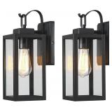 PIA RICCO OUTDOOR WALL LIGHTS, MATTE BLACK EXTERIO