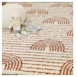 ALEC RAINBOW SHAG AREA RUG