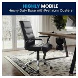 $161 FLASH FURNITURE MID-BACK EXECUTIVE SWIVEL OFF
