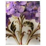 PURPLE HYDRANGEA FLORAL VINTAGE STYLE CANVAS WRAPP