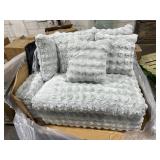 LIGHT GREY SECTIONAL PIECE