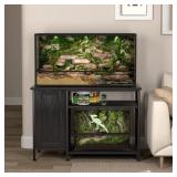 $168 40-120 GALLON REPTILE TANK STAND WITH POWER O