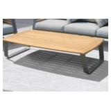 $1999 PALAZZOLO TEAK PATIO TABLE TOP.