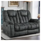 CANMOV 63 ' LOVESEAT RECLINER SOFA, OVERSTUFFED 2