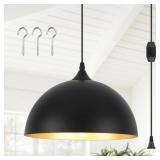 MEHRIBAN 11.8' WIDE 1 - LIGHT PLUG IN PENDANT LIGH