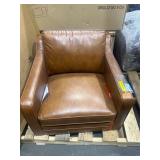 $1758 WAVERLY UPHOLSTERED FAUX LEATHER TUFTED SWIV