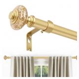 CURTAIN RODS HEAVY DUTY WITH VINTAGE FOIL CRYSTAL