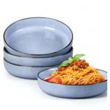 VESTEEL PASTA BOWL SET OF 4, 22OZ STONEWARE SALAD