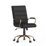 $182 WHITNEY MID-BACK FAUX LEATHER SWIVEL ERGONOMI