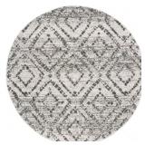 ADIRONDACK IVORY/DARK GREEN 6 FT. X 6 FT. MULTI-DI