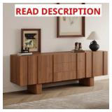 $700 BROWN WOOD MODERN TV STAND