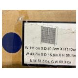 UNIQUE BRONCO DISPLAY CABINET 55' BLUE