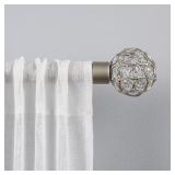 EXCLUSIVE HOME RINGS 1' CURTAIN ROD AND COORDINATI