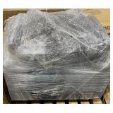 38' LEATHER POWER RECLINER WITH ADJUSTABLE HEADRES