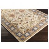 BUCKHILL ORIENTAL HAND-TUFTED WOOL TAN AREA RUG