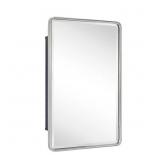 16' W 24' H RECESSED FRAMED MEDICINE CABINET MIRRO
