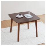 JERENE SOLID WOOD SQUARE COFFEE TABLE