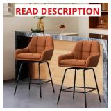 $230 BALWANT SWIVEL UPHOLSTERED 26.3