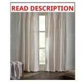 BELTSVILLE LINEN SOLID SEMI SHEER SINGLE CURTAIN P