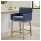 BETHEA COUNTER STOOL WITH ARMS