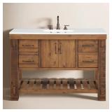 $1978 BROMLEY 48' SINGLE BATHROOM VANITY WITH QUAR