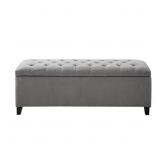 SHANDRA TUFTED TOP STORAGE OTTOMAN