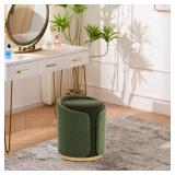 $116 MASOOMAH 16  WIDE ROUND UPHOLSTERED SWIVEL PO